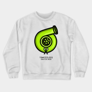 Meanest Turbo - Lime Green Crewneck Sweatshirt